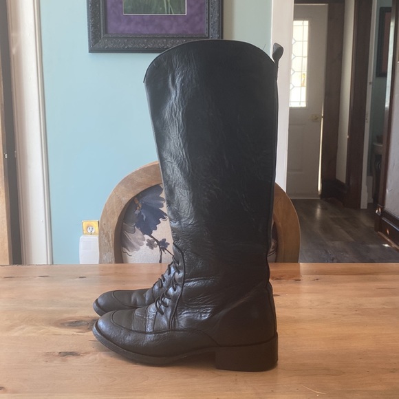 Tony Mora vintage black riding boot - Picture 2 of 4